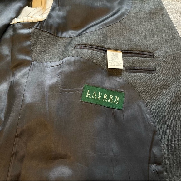 Lauren by Ralph Lauren 100% Wool Blazer | Macy's Men's Store | Size 50L - Flaws - Picture 7 of 14